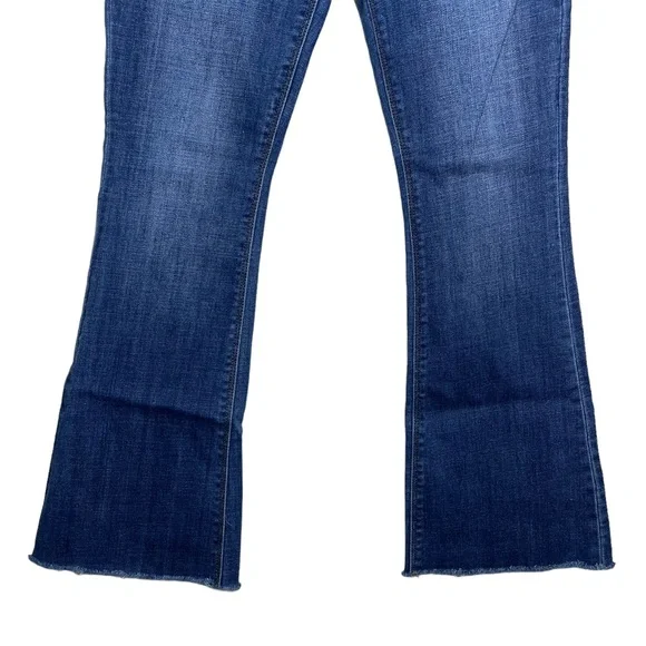 Unpublished Women’s Medium Wash High Rise Flare Jeans Size 30 - Picture 6 of 8